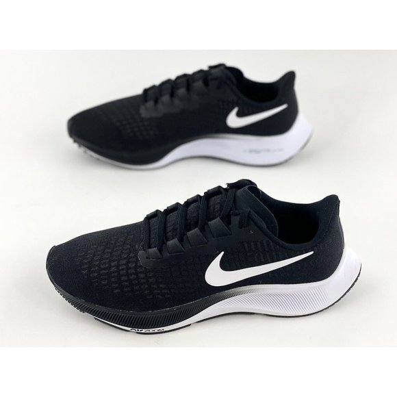 Nike Air Zoom Pegasus 37 Black White Women's Size 9 Shoes Damaged Shoe Box - Picture 2 of 12
